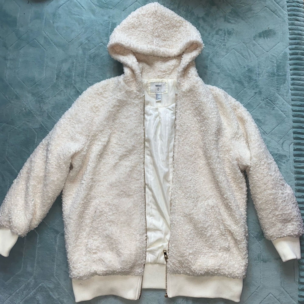 Sherpa Fur Hooded Jacket